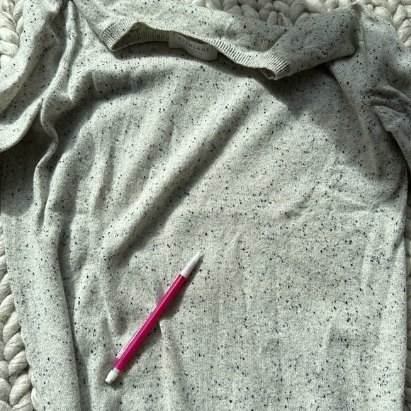 Everlane Grey Donegal Cashmere Sweater Size M - Picture 11 of 11